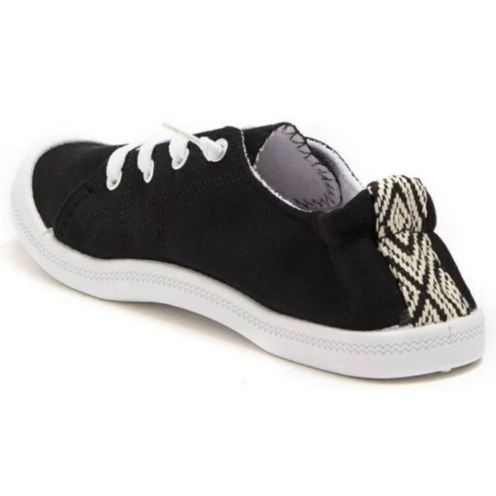 NWT C&C California 9 Gorgeous Scrunch Back Black Sneaker Slip-Ons No Tie Shoes - Picture 3 of 12
